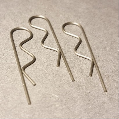 Set vzmeti - srebrne vzmetne sponke 001